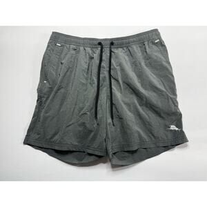 Tommy Bahama Island Active Men's Gray Lined 5.5" Swim Shorts - Size M